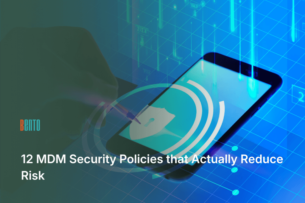 12 MDM security policies