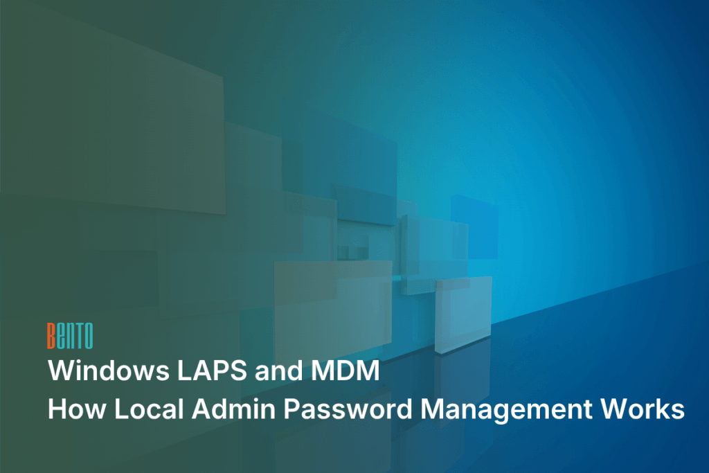 Windows LAPS and MDM