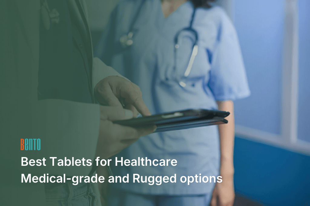 doctor using medical grade tablet